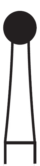Alpen SteriX Operative Carbide Bur, FGOS, Round, #8, 2.3 mm, 10/Pk, RS500008 thumbnail 2