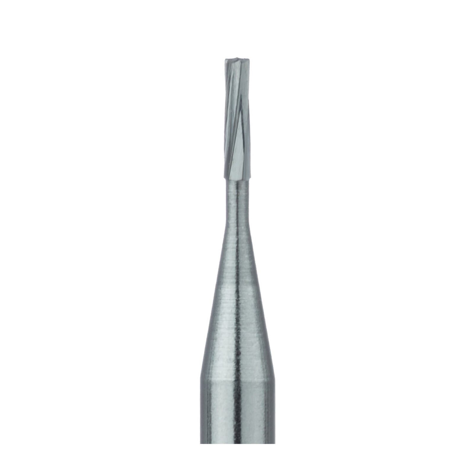 Meisinger HM21-008-RA Operative Tungsten Carbide Bur, Cylinder Shaped, 0.8mm Head, Straight Fissure, Right Angle, 5/Pk thumbnail 2
