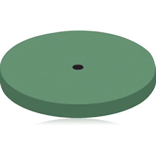 NTI Goldstar Polisher, Green, Large Wheel, Unmounted (UM), 22 mm, 10/Pkg, P1801 thumbnail 3