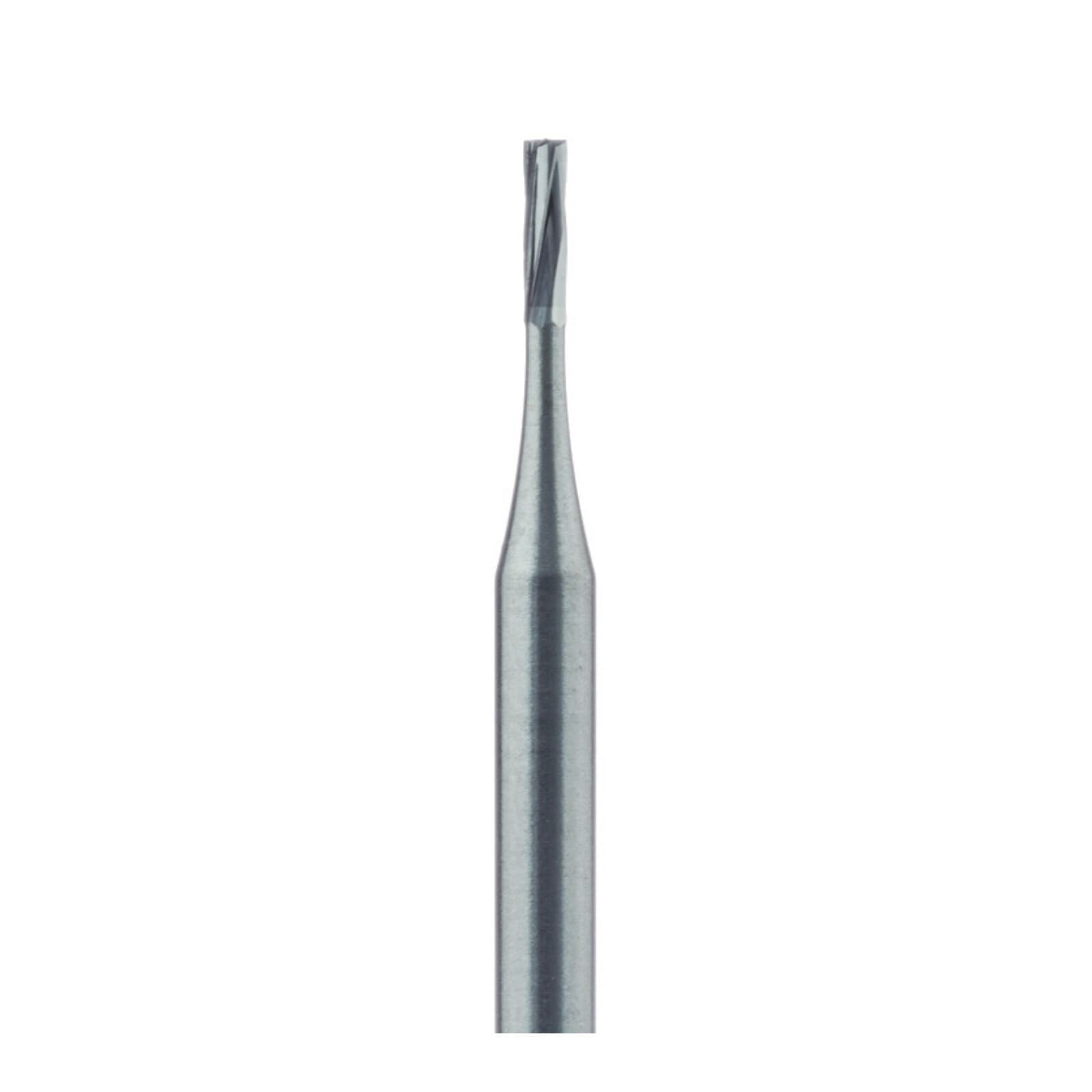 Meisinger Tungsten Carbide Bur HM 21 Straight Fissure, HP, Size #57, 1.0 mm Diameter, 5/Pkg, HM21-010-HP thumbnail 2