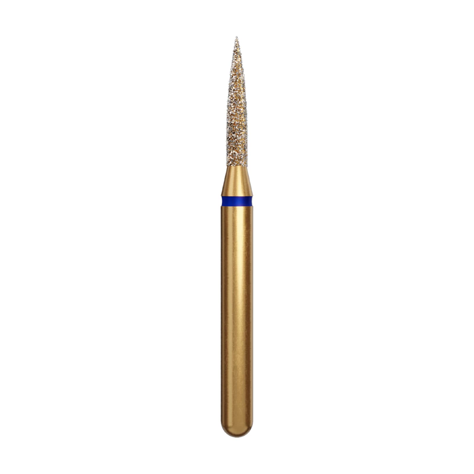 Alpen Multilayer Diamond Bur FG 860-012, Coarse Grit, Flame Shape, 6.5mm, 5/Pk - Alpen FG #860-65.012 Coarse Grit, Flame Shaped Diamond Bur. Package of 5 Burs - Image 1