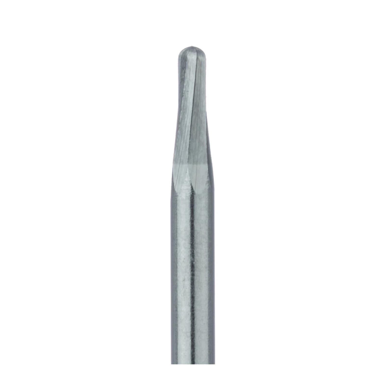 Meisinger Tungsten Carbide Bur HM 23R, Round End Tapered Fissure, FG, #1172, 1.6 mm Diameter, 5/Pkg thumbnail 2