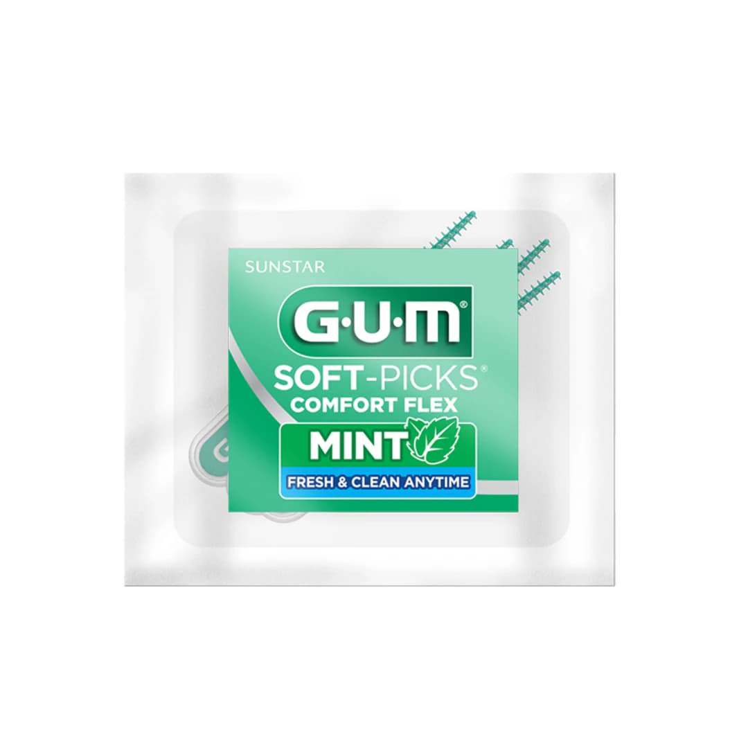 GUM Soft-Picks Comfort Flex Mint Interdental Cleaners, 4 Picks per Pack, 72 Packs per Box (288 Picks), 670P thumbnail 3