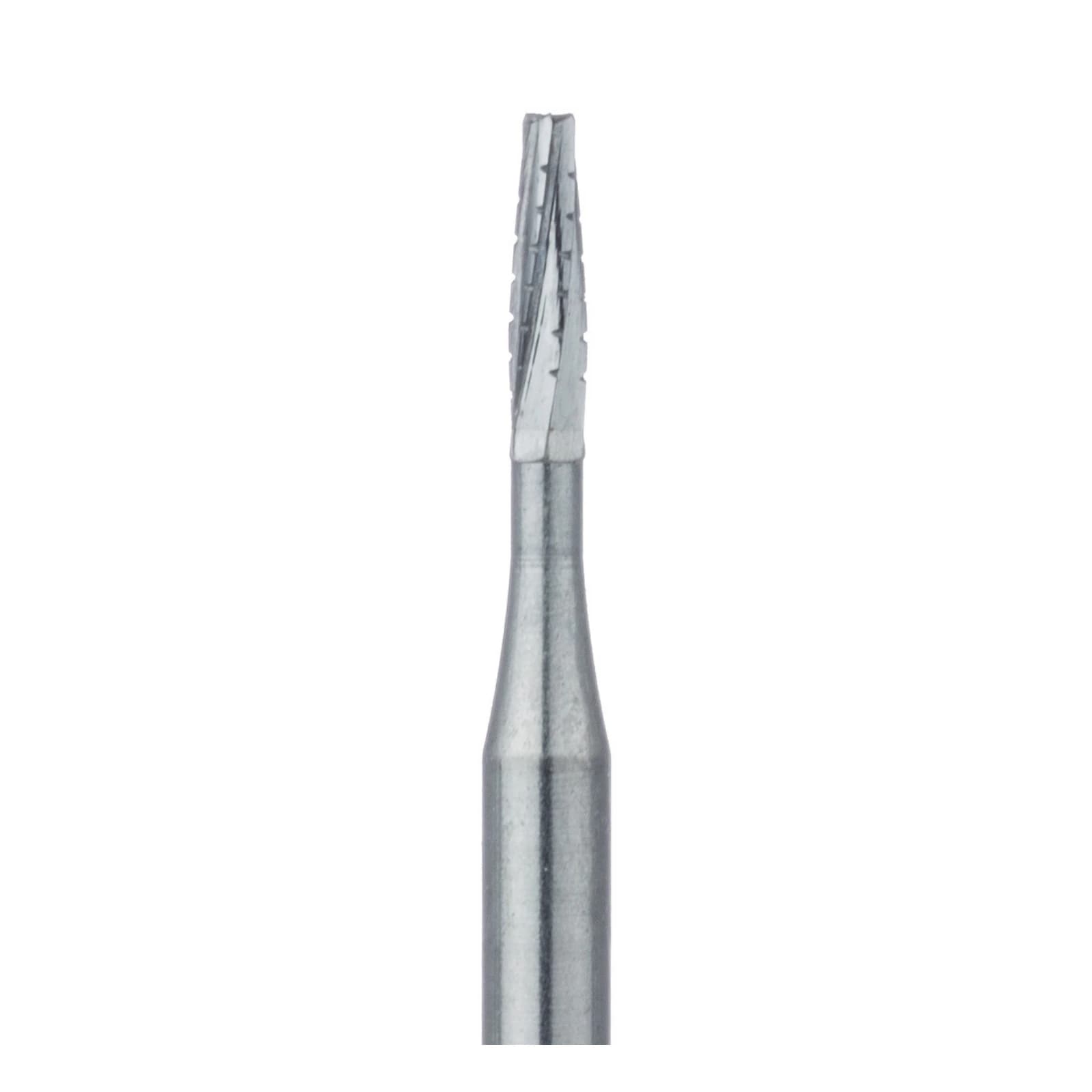 Meisinger Tungsten Carbide Bur HM33-010-FG, Tapered Fissure Cross Cut, Friction Grip, #700, 1.0 mm Diameter, 5/Pkg thumbnail 2