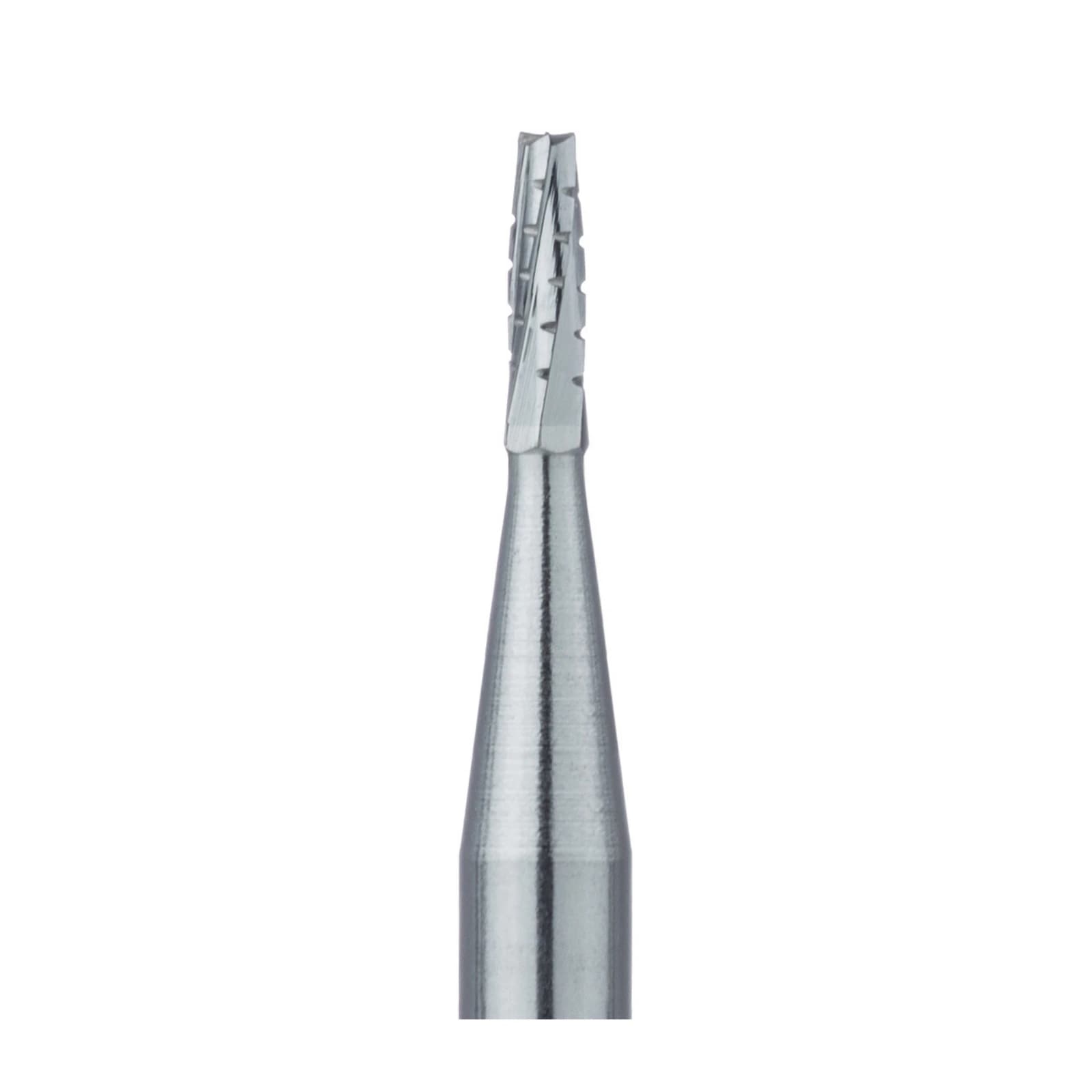 Meisinger #701 Operative Tungsten Carbide Bur, Flat End Taper, Right Angle (RA), X-Cut, 1.2mm, 5/Pk, HM33-012-RA thumbnail 2
