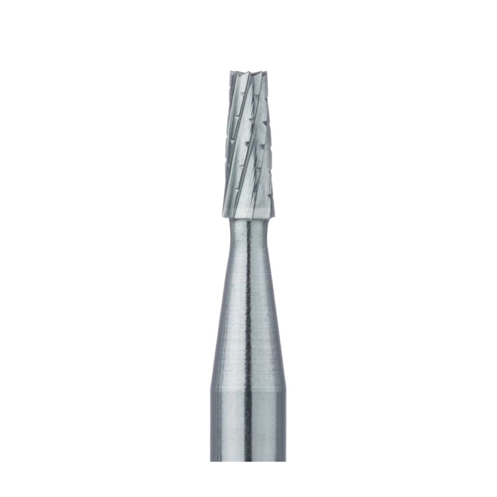 Meisinger #702 Operative Tungsten Carbide Bur, Flat End Taper, RA (Right Angle), 1.6mm, X-Cut, Pack of 5, HM33-016-RA - #702 Operative Carbide Bur Flat End Taper RA Pack of 5 - Image 1