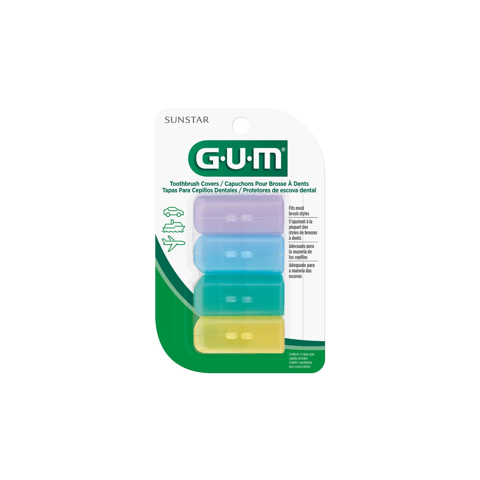 GUM Protect Antibacterial Toothbrush Cover, 12/Bx, 152RA thumbnail 2