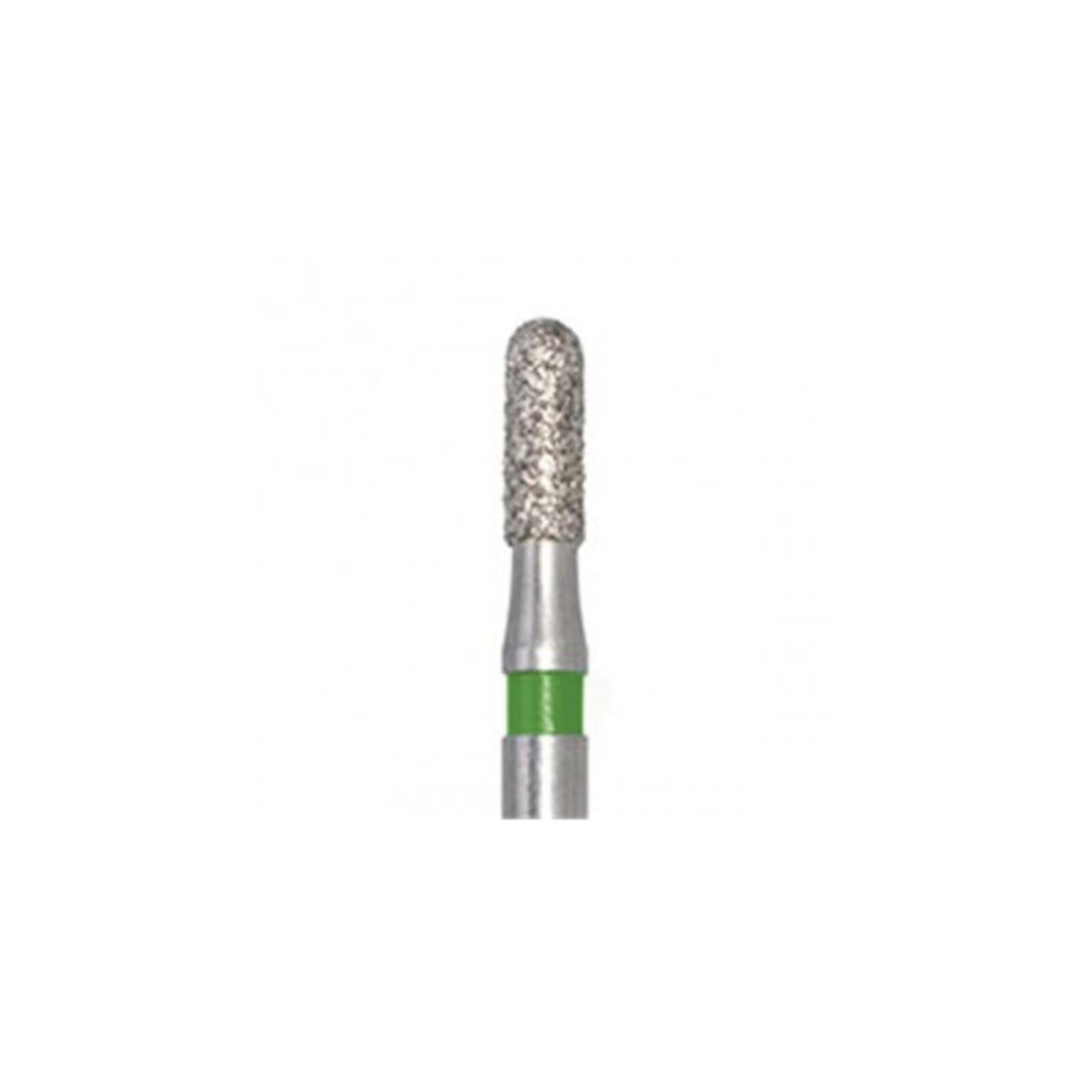 Meisinger 838L-014 Medium Diamond Bur, Long Round End Cylinder, FG, 1.4 mm, 5/Pack thumbnail 3