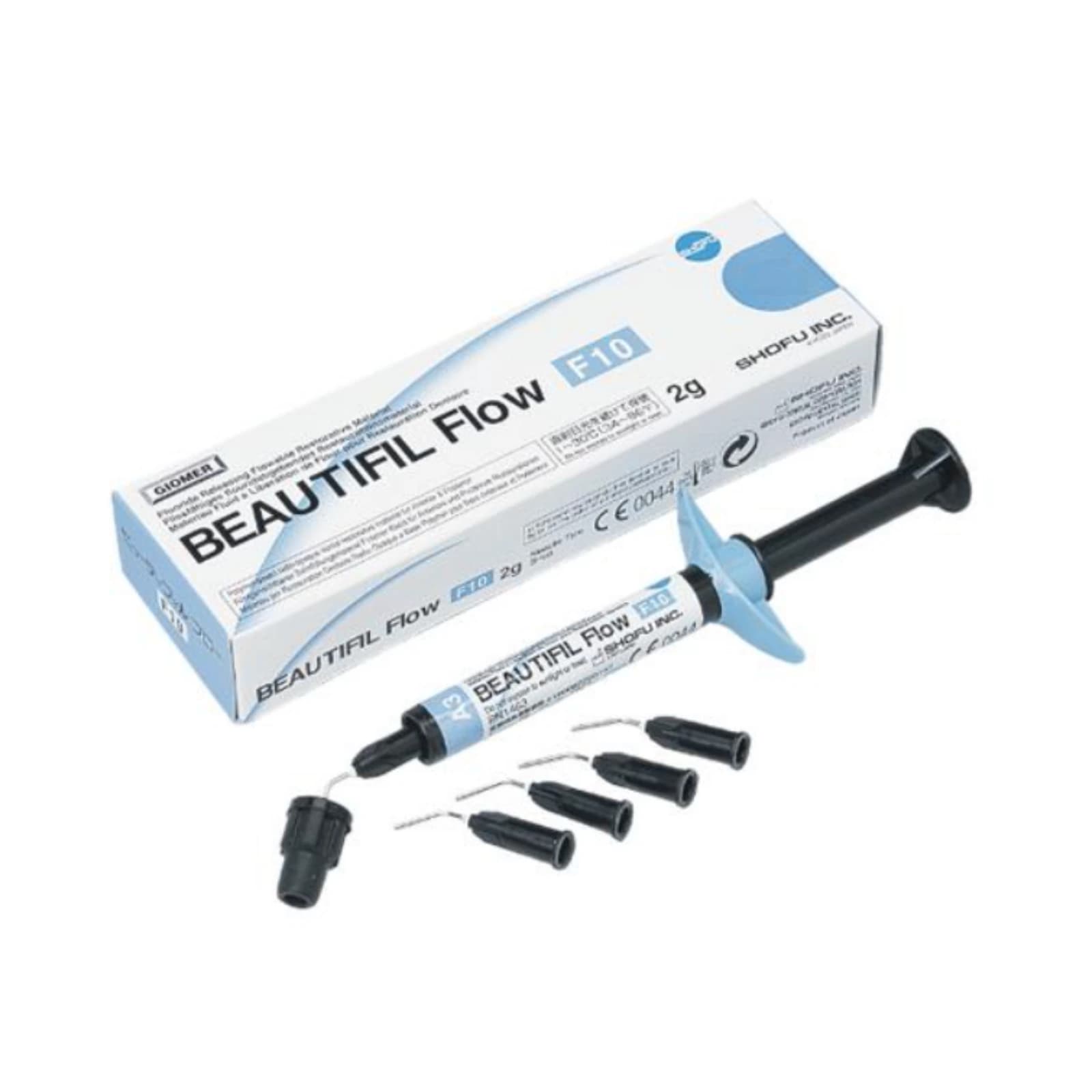 Beautifil Flow F10 High Flow Flowable Composite, Shade A3O, 2g Syringe Refill with 5 Needle Tips, #1479 - BEAUTIFIL Flow F10 Shade A3O 2g Syringe Refill - Image 1