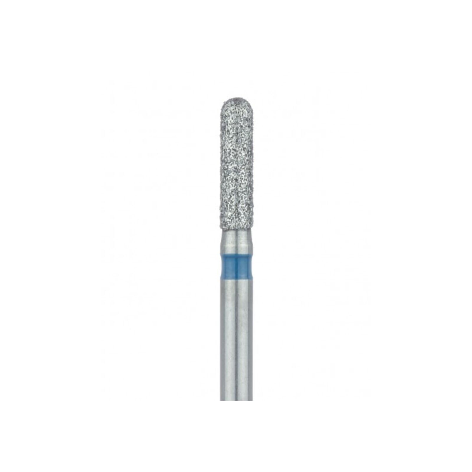 Meisinger 838L-016-FG Medium Diamond Bur, Long Round End Cylinder, Friction Grip, 1.6 mm Diameter, 5/Pack thumbnail 3