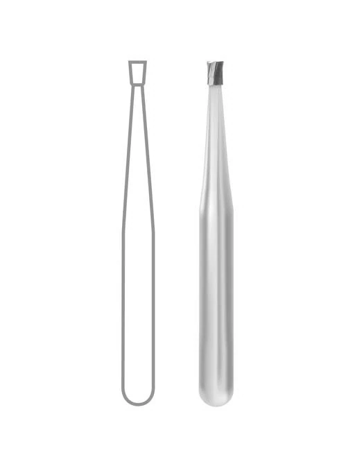 Midwest Operative Carbide Bur #34, Inverted Cone, Flat End, FG, 0.9 mm Diameter, 4.9 mm Length, 6 Flutes, 100/Bag, 386210 thumbnail 2