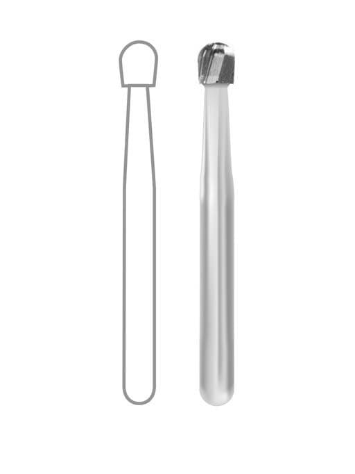 Midwest Operative Carbide Bur #6 Round FG, 1.8 mm Diameter, 100/Bag, 386206 thumbnail 2