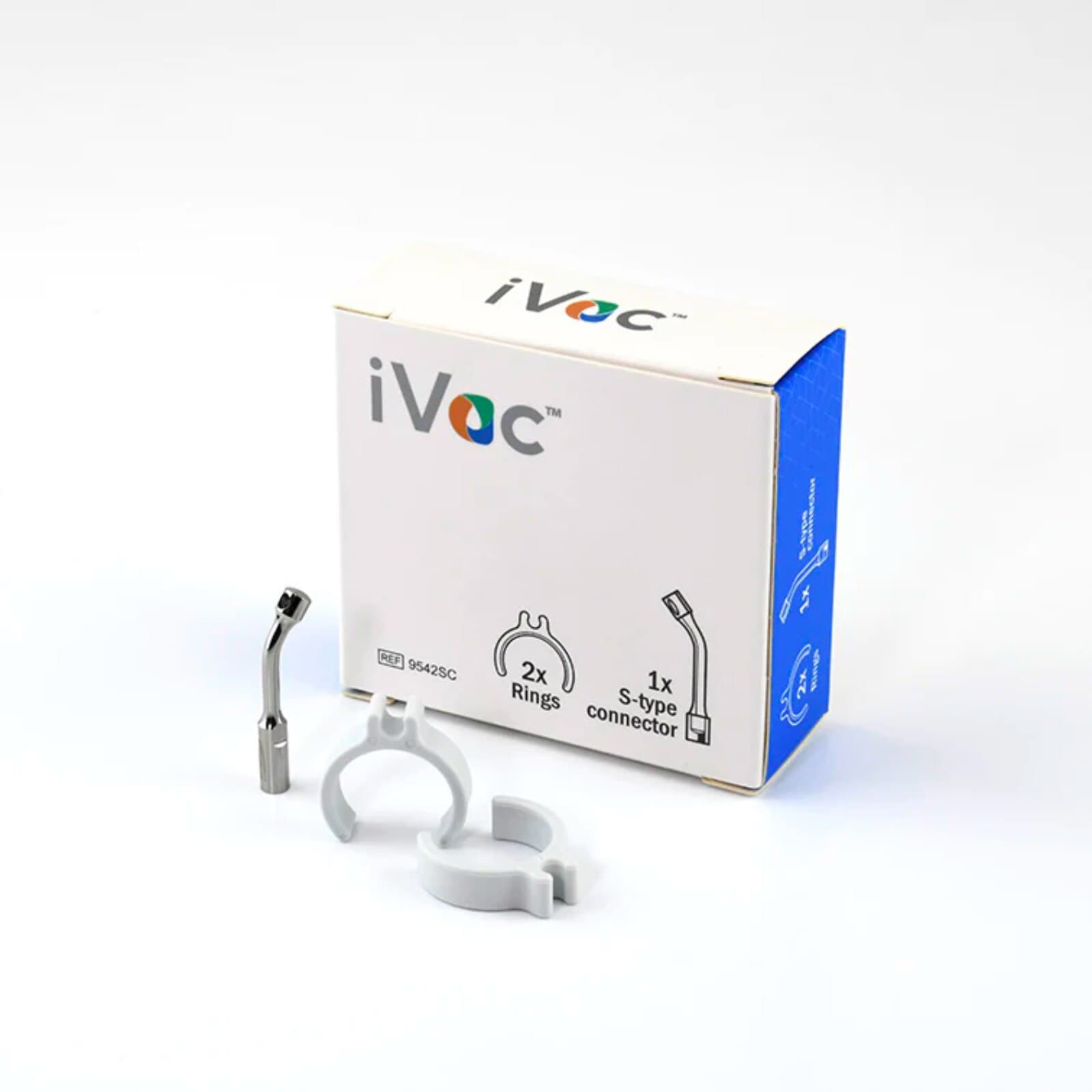 iVac E-Type Piezo Connector with 2 Rings, 1/Pkg, 9542EC thumbnail 2