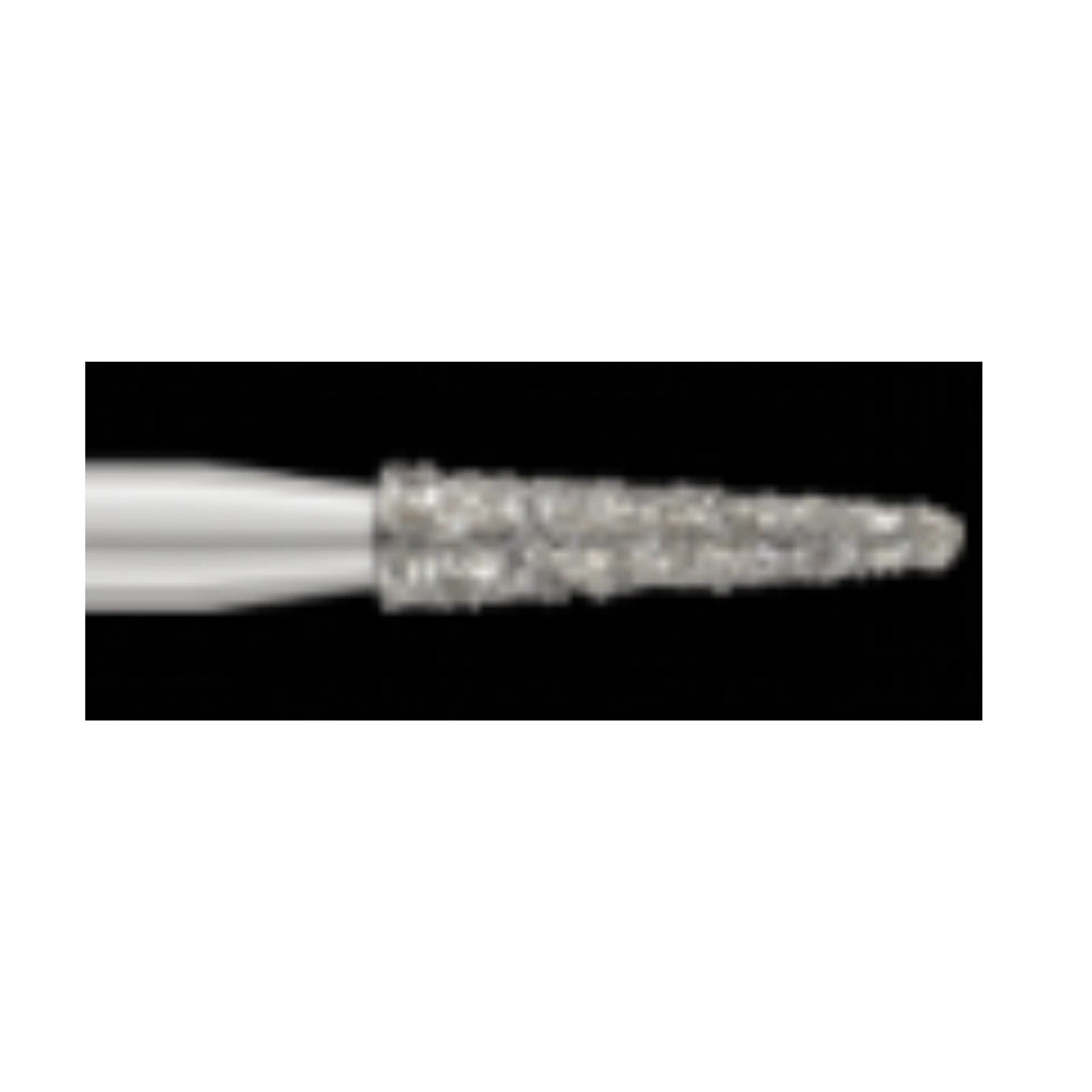 SS White Piranha Single-Use Diamond Bur, Coarse Grit, FG Shorter than Short Shank, Round End Taper, 25/Pk, 855-016C-SS thumbnail 2