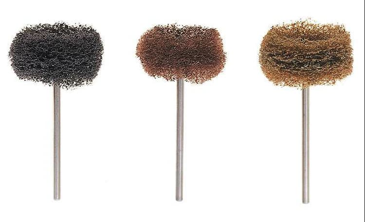 Hatho Miniature Scotch Brite Brushes, HP, Coarse, Light Brown, 12/Pk, 1670016 thumbnail 10