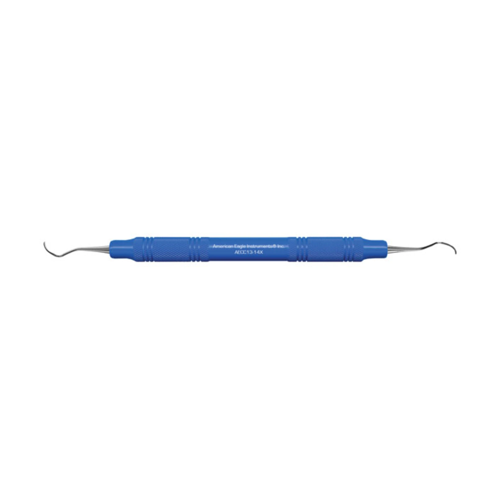 American Eagle Instruments Universal Curette, #13-14 Columbia, Double End, EagleLite Resin Handle, Blue, 1/Pk, AECC13-14X thumbnail 3