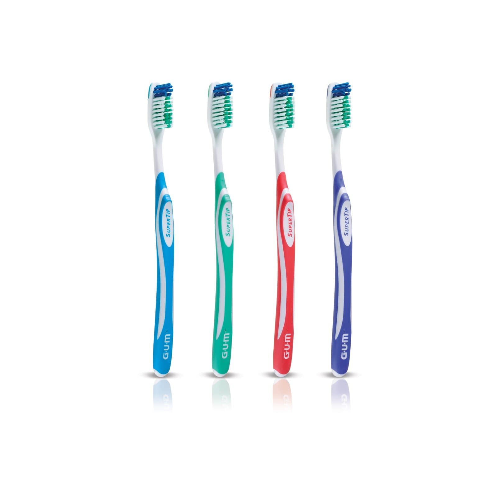 GUM SuperTip Toothbrush, Soft Bristles, Full Head, Adult, 12/Pack, 460PG thumbnail 8