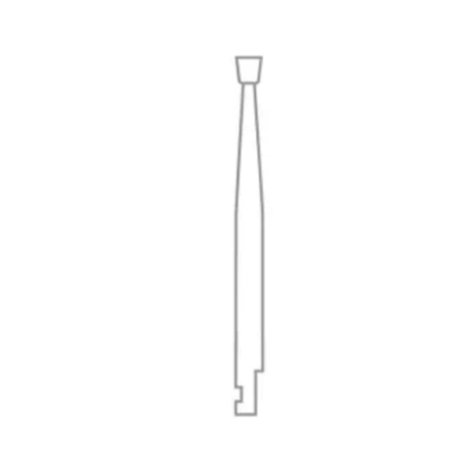 Midwest Operative Carbide Bur, #37 Inverted Cone, Right-Angle Latch, 1.2 mm Diameter, 10/Pkg, 389113 thumbnail 2