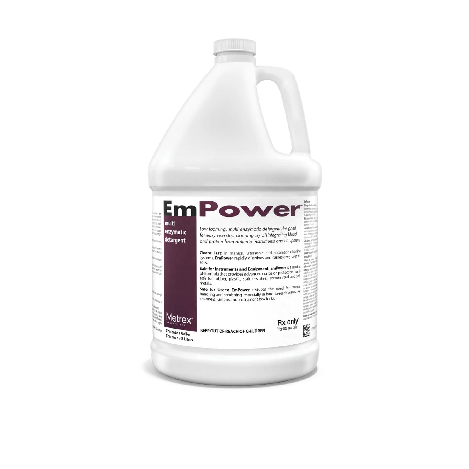 EmPower Multi-Enzymatic Detergent, Ocean Breeze, 1 Gallon Bottle (1:128 Concentrate) thumbnail 5
