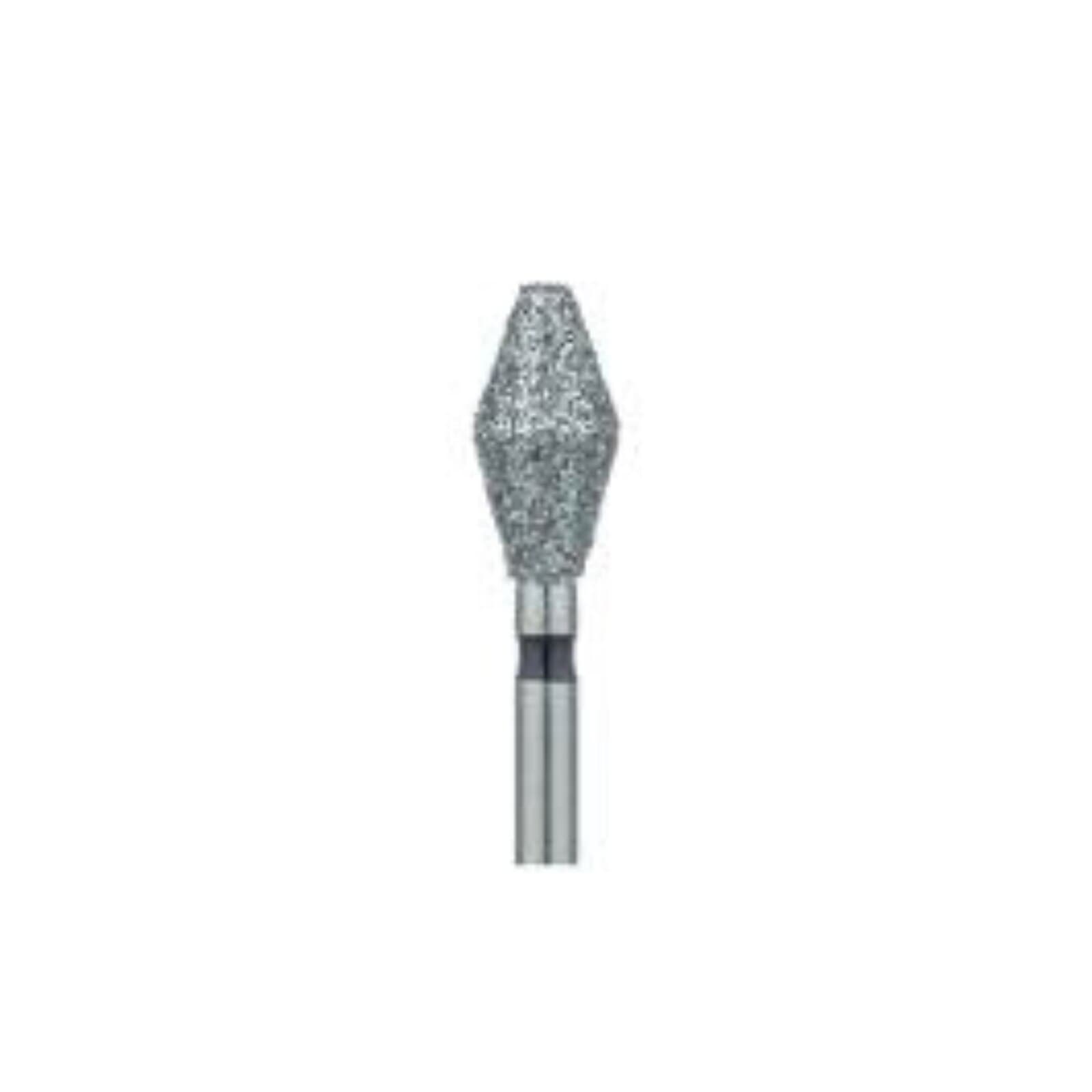 Meisinger 850 Round End Taper Diamond Bur, Medium Grit, HP (Handpiece) Shank, 4.0 mm Diameter, 8.0 mm Working Length, 2/Pkg, #850-040-HP thumbnail 3