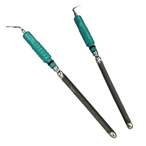 Cavitron FSI-SLI Focused Spray Slimline Ultrasonic Insert, 25 kHz, 10L/10R Assortment, Light Green Grip, 2/Pack, 80400 - Cavitron® FSI® Focused Spray Slimline® 10L/10R Classic Grip Insert FSI-SLI (10L/10R) 25 kHz Pkg/2 - Image 1