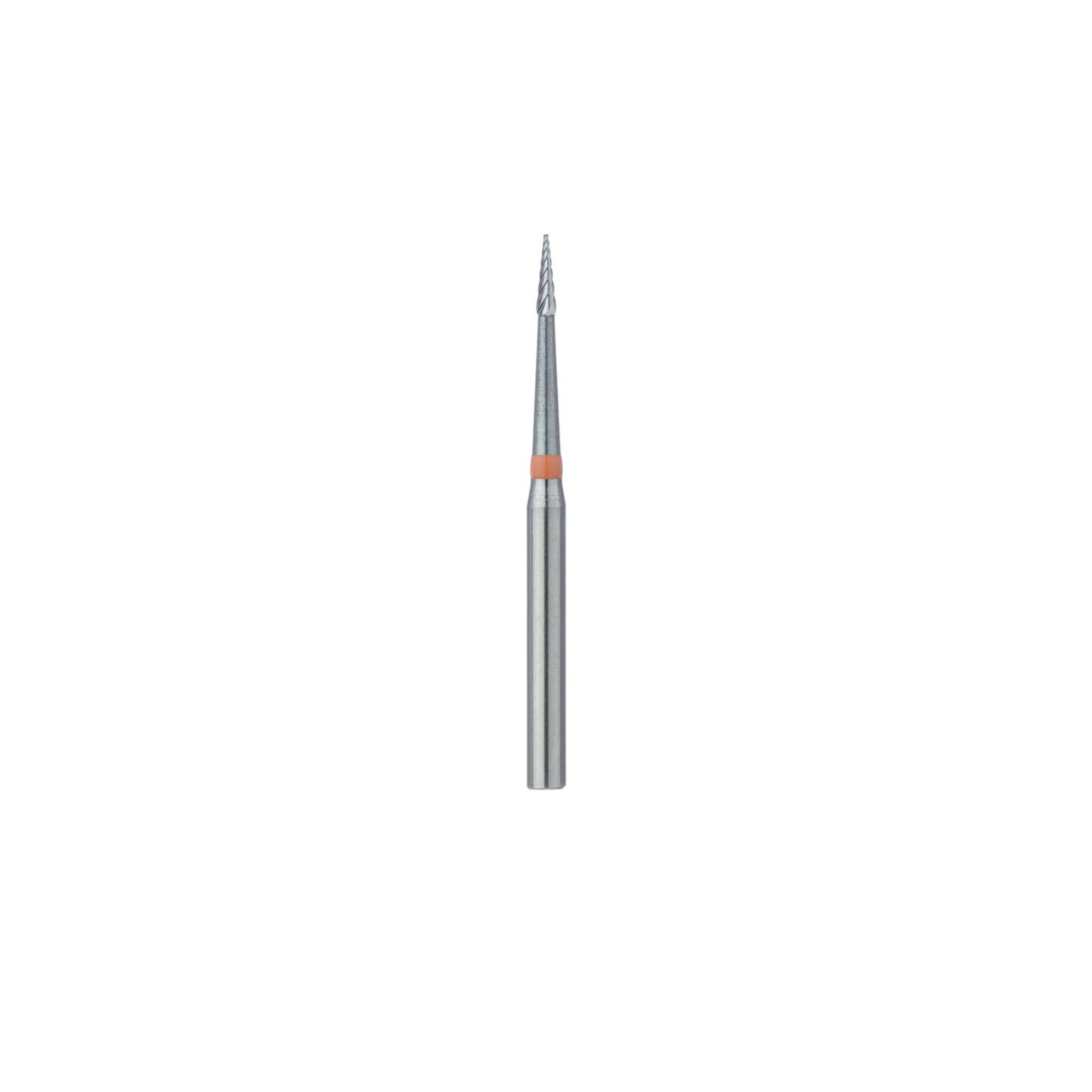 Meisinger Tungsten Carbide Twist Trimming & Finishing Bur, FG, ET3, 0.8 mm, Fine, Orange, 5/Pk, D0132-008-FG thumbnail 3