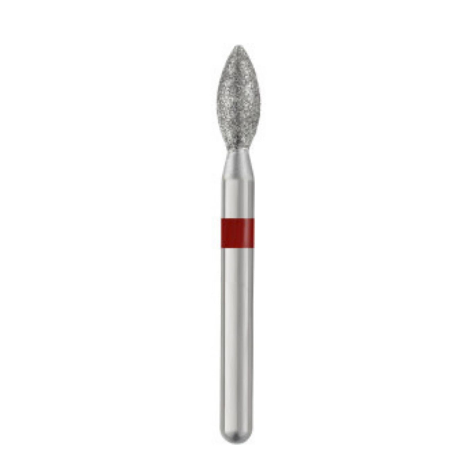 SS White Piranha Single-Use Diamond Bur, Fine Grit, Flame/Torpedo Shape, FG Friction Grip, #868-022F, 25/Box thumbnail 2
