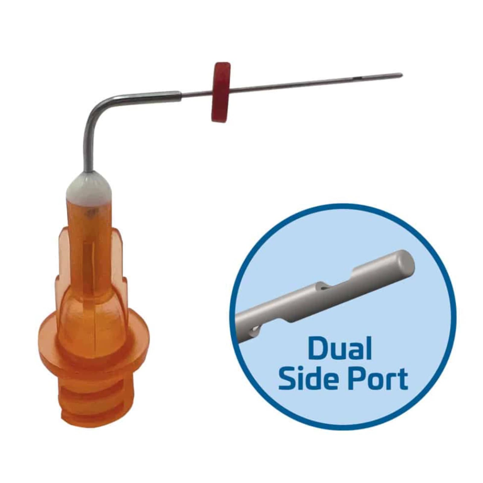 Vista Apex VIP Endo Irrigating Tip, 29 Gauge, 17mm, Dual Side Port, Orange, 50/Pack, 315729 thumbnail 2