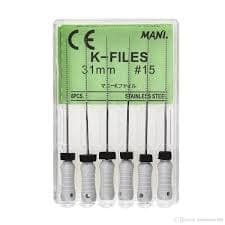 Mani K-File, Stainless Steel, 31 mm, #15, White, 6/Pk, MK3115 thumbnail 6