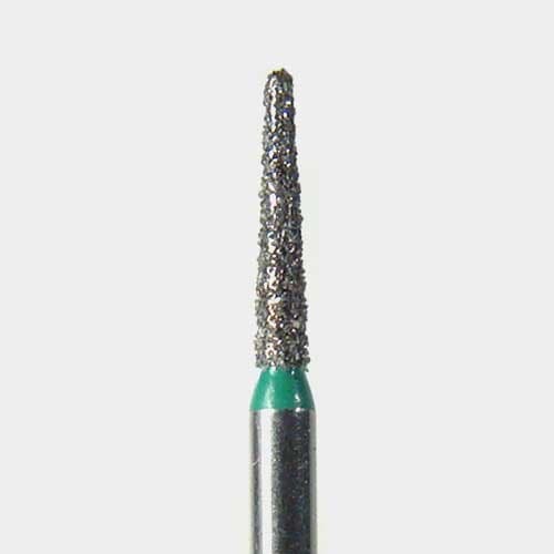 Microcopy NeoDiamond FG Diamond Bur, Round End Taper, Coarse, 1.2mm, 25/Pkg, 1112.7C - #1112.7 Coarse NeoDiamond Round End Taper FG Pack of 25 - Image 1
