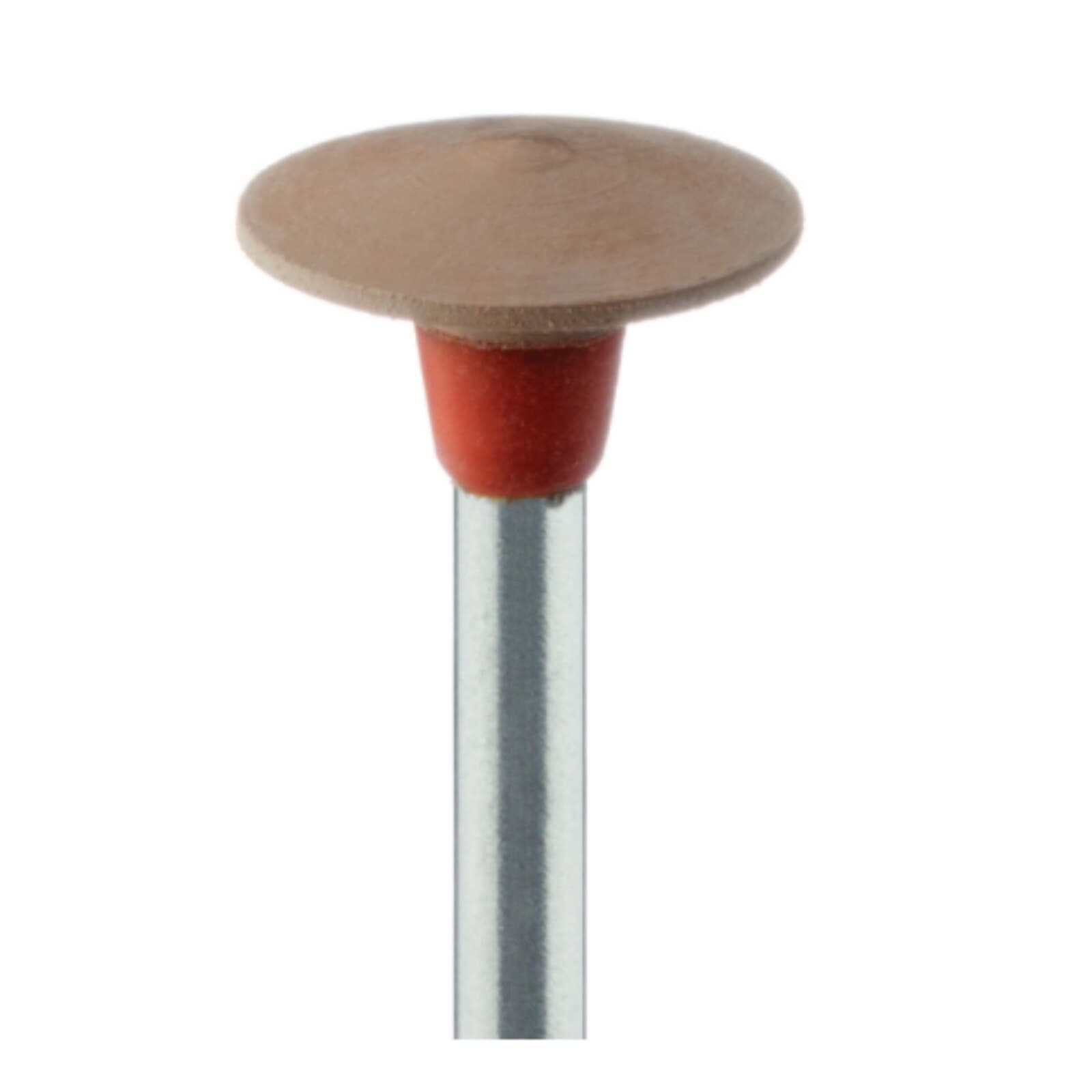 Meisinger Zirconia Polisher Disc, Brown/Orange, Knife Edge, 10mm, RA, High Shine, 2/Pk, DCA16-100-RA-BRN/O - Diamond Polisher for Zirconia RA Disc Brown/Orange 2/Pk - Image 1