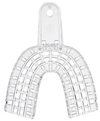 President Disposable Perforated Impression Tray, #7, Upper Left/Lower Right Quadrant, Clear, 12/Pk, C6907 thumbnail 10
