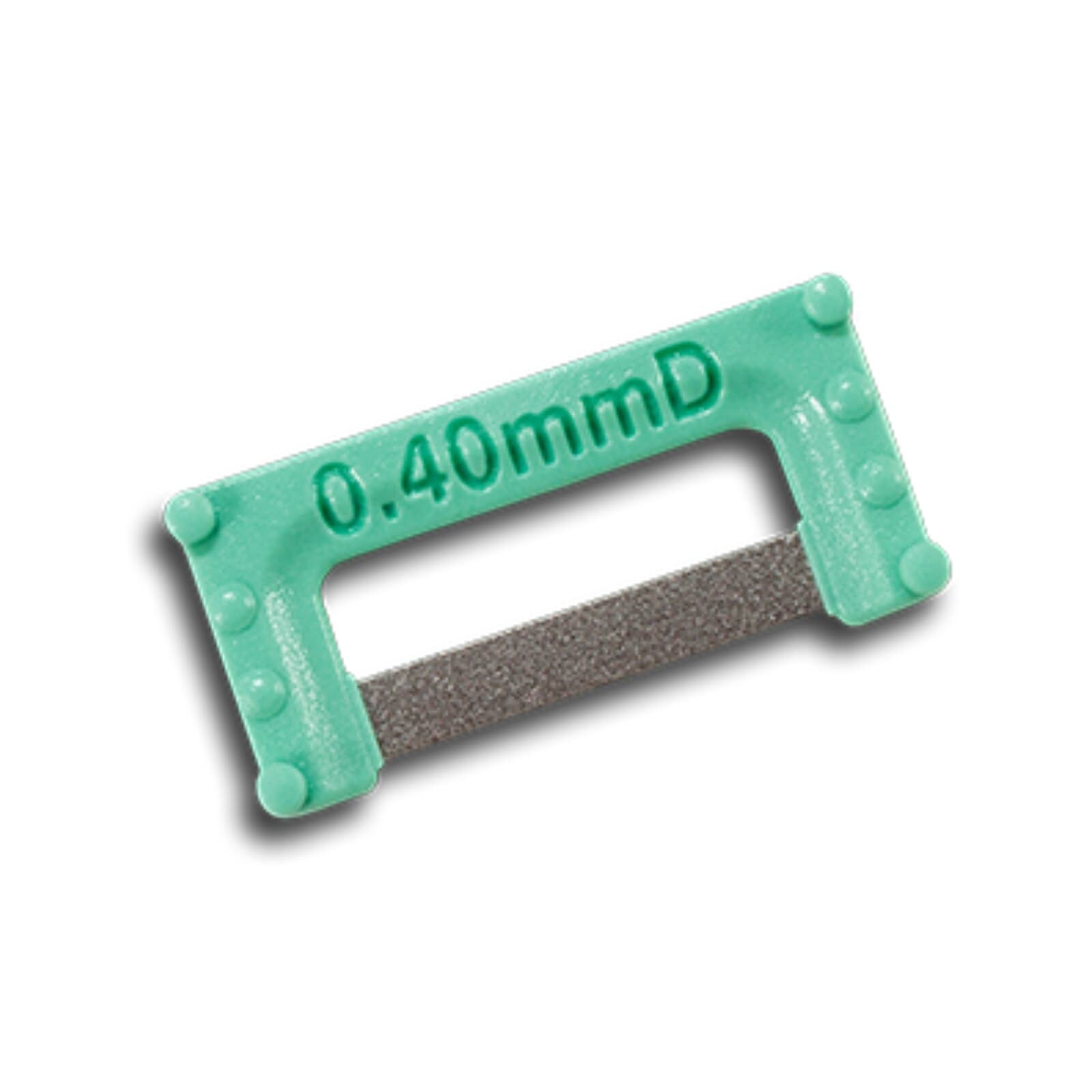 ContactEZ IPR Plus DS Widener Coarse Diamond Strip, Large, Aqua, Double-Sided, 0.40mm, 32/Pk, 36732 thumbnail 2