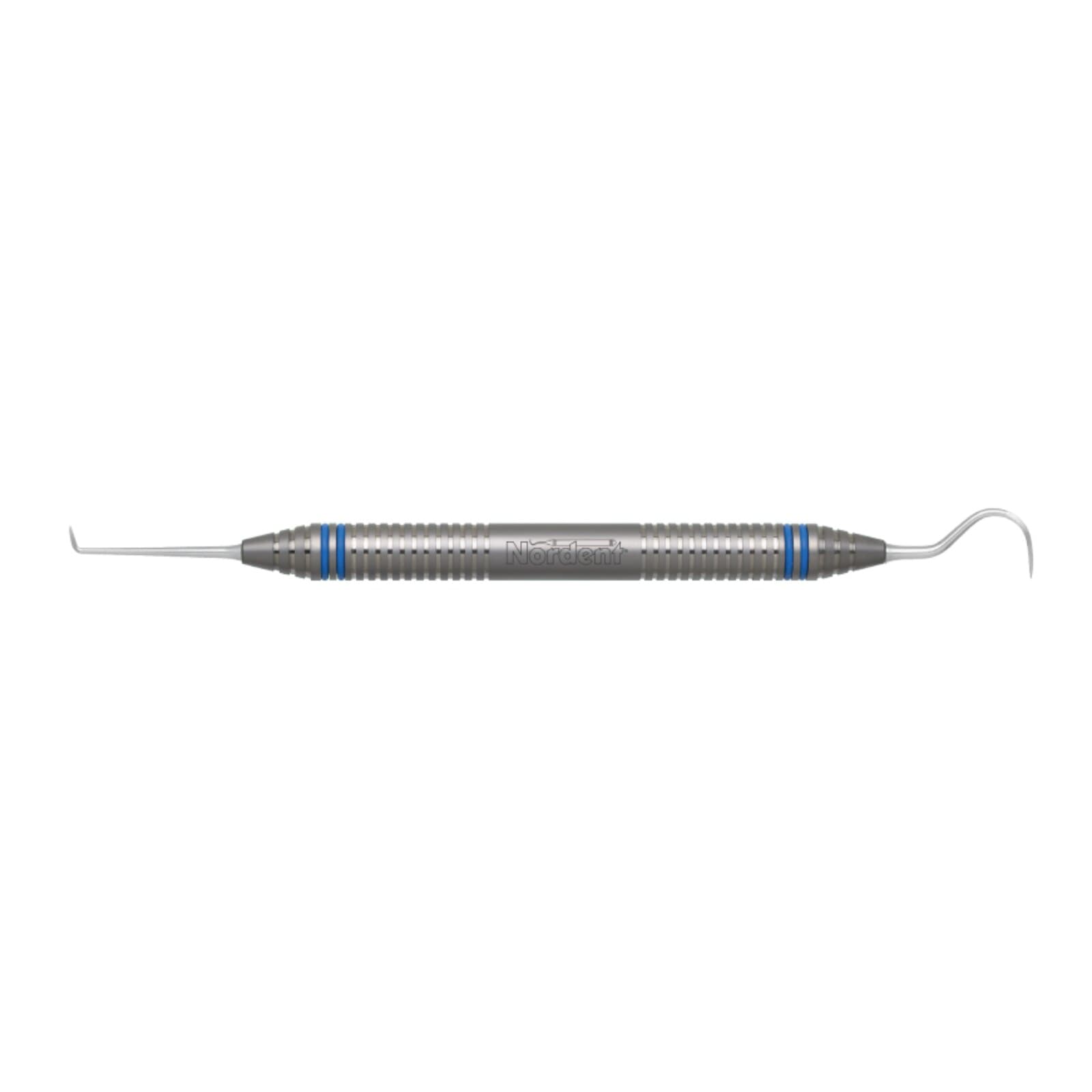 Nordent XDURA® Double-Ended Scaler, Anterior Jaquette/Sickle Goldman Fox #21S-Towner #U15, DuraLite® Round Handle, RENS21S-U15 - XDURA&reg; Scalers - Anterior Jaquette/Sickle Goldman Fox #21S-Towner #U15 - DuraLite&reg; Round - Image 1