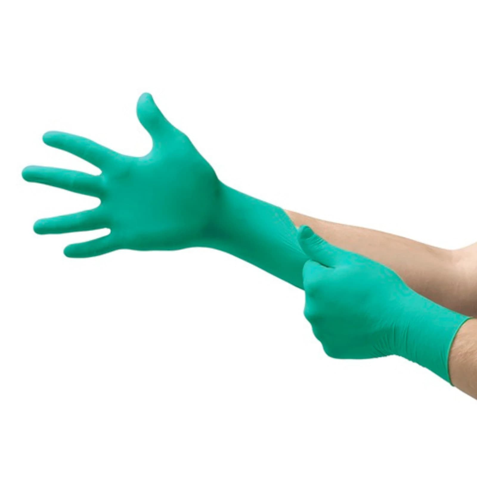 Microflex Neogard Touch 73-737 Neoprene Exam Gloves, Powder Free, Latex Free, Textured Fingertips, Small, Green, 200/Box, 73737070 thumbnail 6