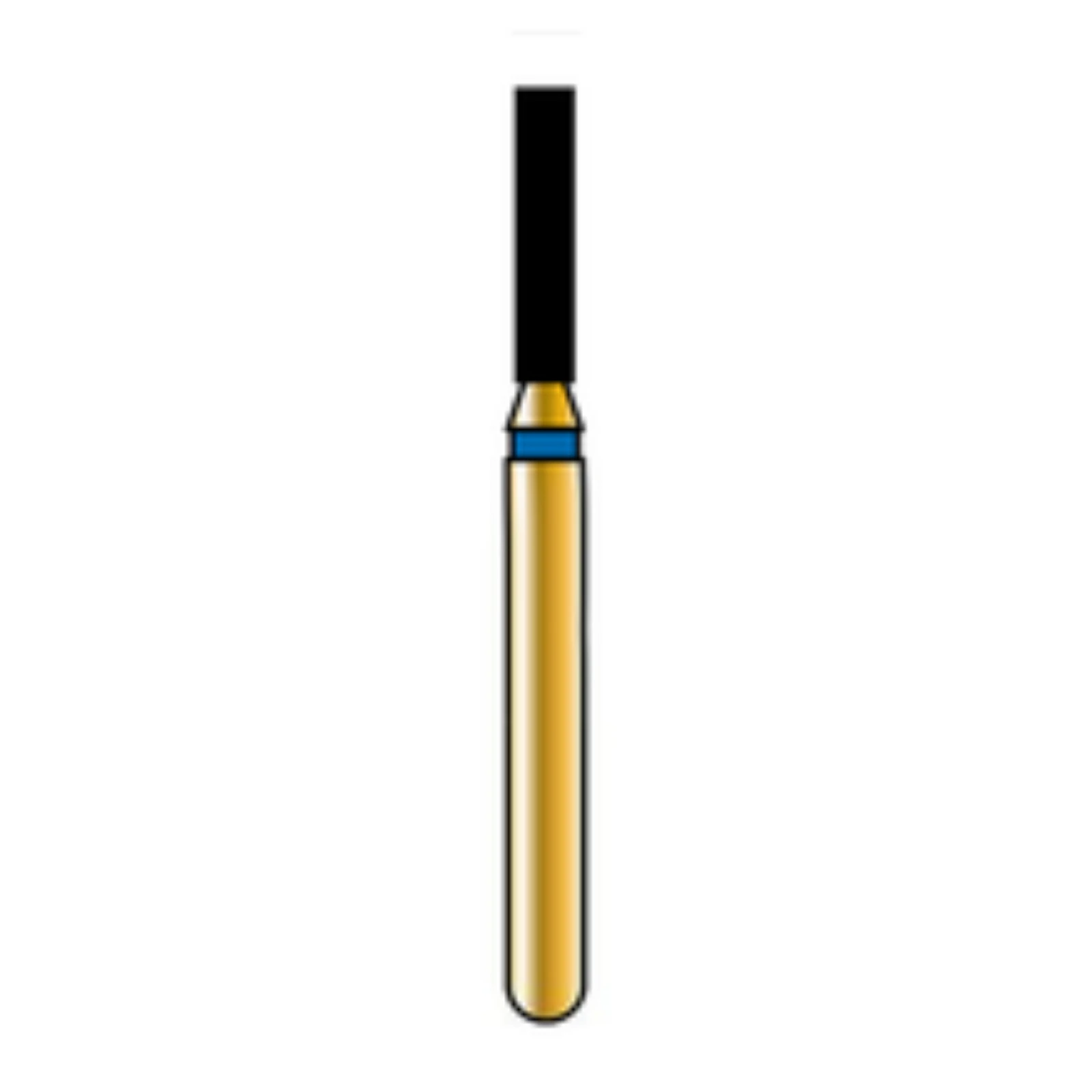 Alpen Multilayer Diamond Bur FG 837-016 Supercoarse Grit, Flat End Cylinder, 5/Pk - Alpen Multilayer Diamonds FG 837-016 SC 5/Pk - Image 1