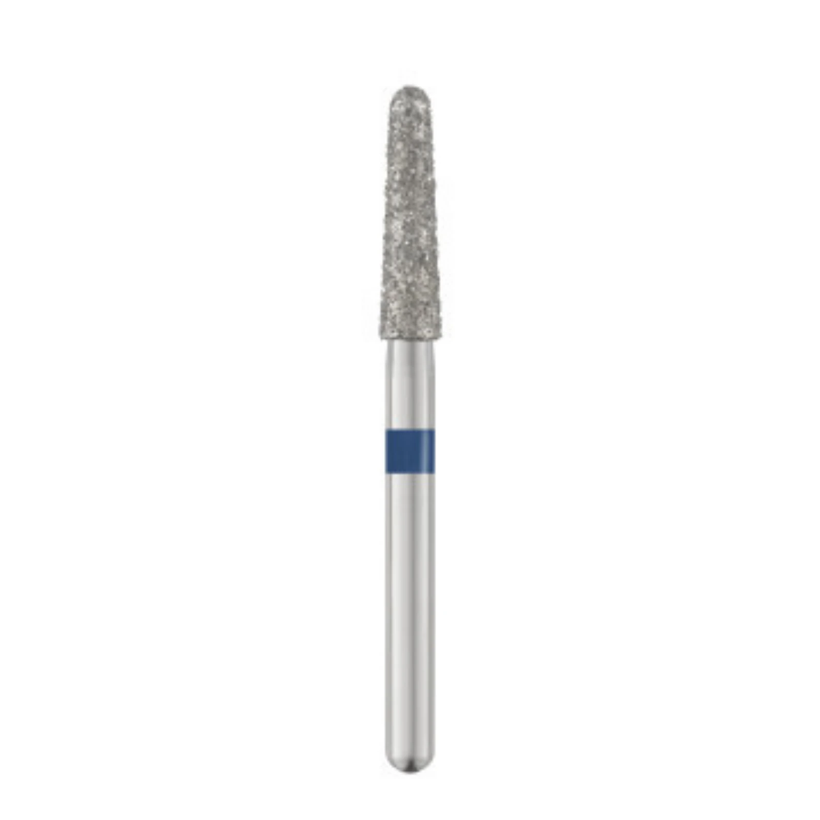 Piranha Diamond Single-Use Burs, FG, Round End Taper, #856-021M, 2.1 mm, Medium Grit, Blue, 25/Pk thumbnail 3