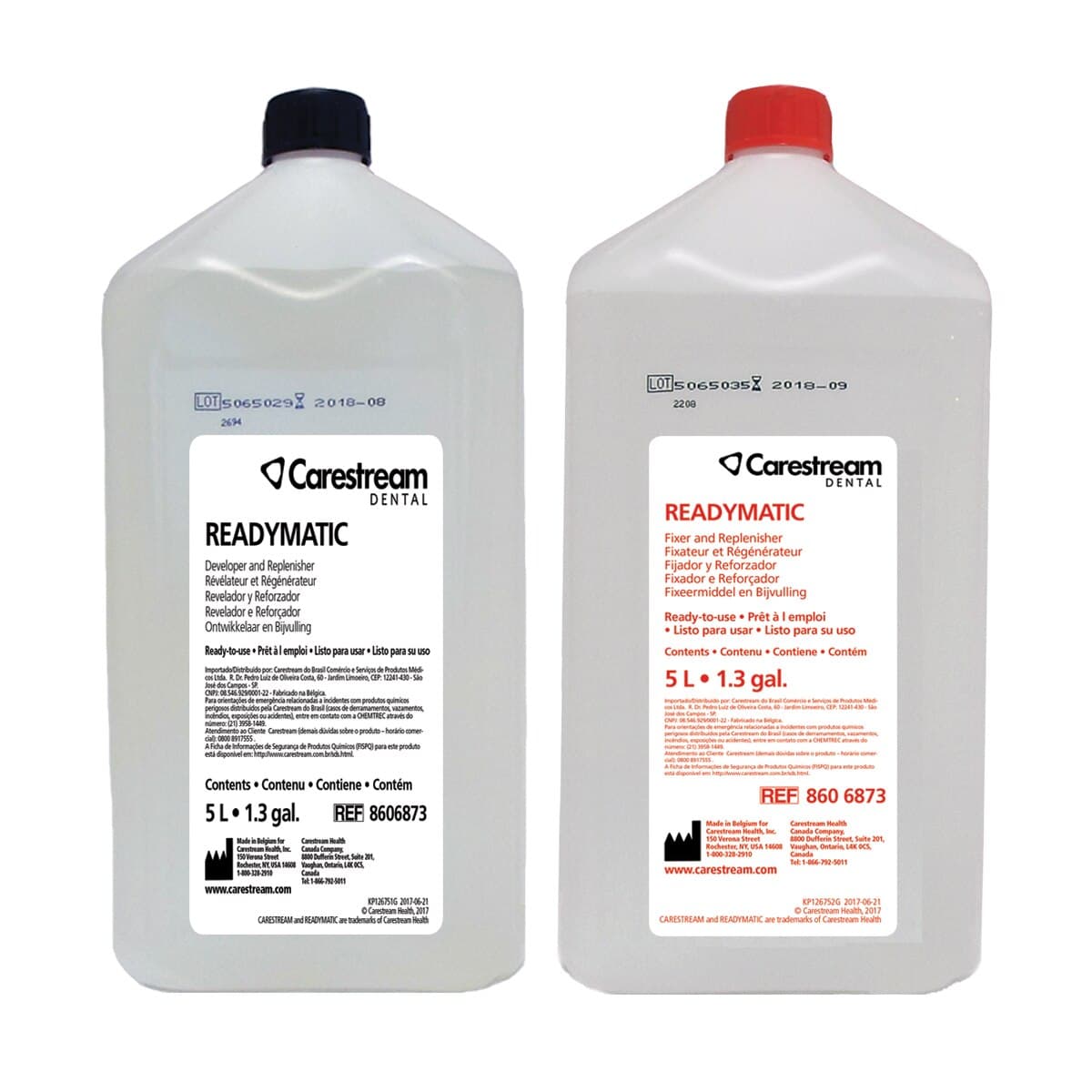 Readymatic Dental Developer & Fixer Chem Pack, 5 Liters Each, 2/Pack, 8606873 thumbnail 4