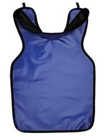 Cling Shield X-Ray Protectall Lead-Lined Vinyl Adult Apron with Neck Collar, 0.3 mm, Grey, 22 1/4" x 25 1/2", 1/Pk, 24GREY thumbnail 2