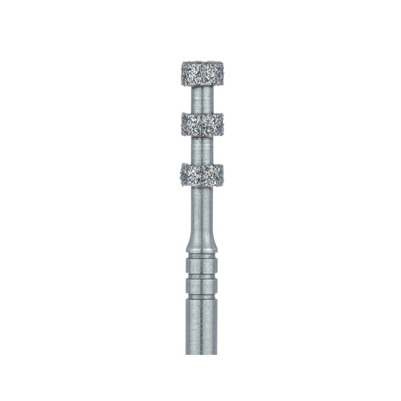 Meisinger 834-021-FG Diamond Depth Cutter Bur, Medium Grit, Blue Ring, Friction Grip, 2.1 mm Head Diameter, 6.0 mm Head Length, 5/Pkg thumbnail 3