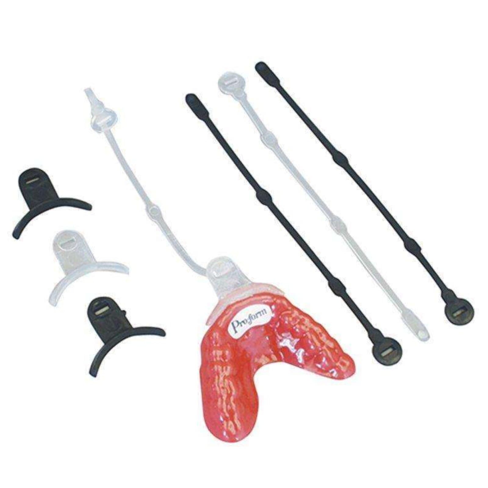 Pro-Form Mouthguard Straps, Black, 12/Pk, 9597340 thumbnail 2