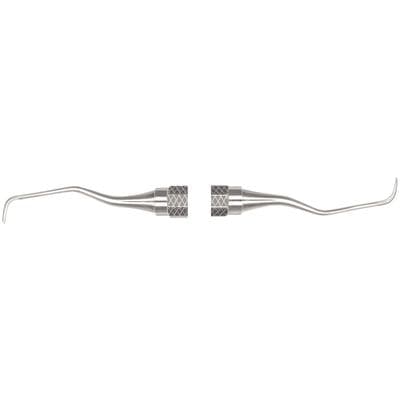 Hu-Friedy Mini-Five Gracey Curette 11/12 Rigid, Double-End, #7 Satin Steel Colours Handle, SAS11/12R7 thumbnail 2