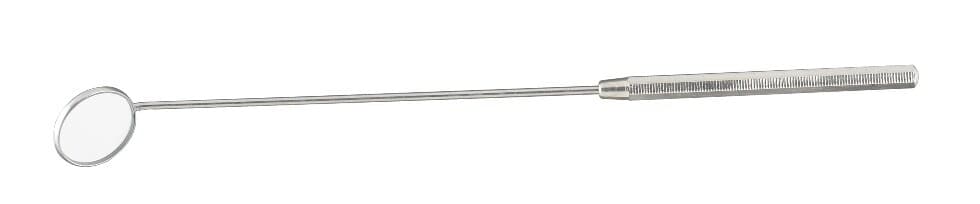 Miltex Laryngeal Mirror with Handle #3, Stainless Steel, Autoclavable - Laryngeal Mirror w/Handle #3 - Image 1