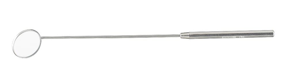 Miltex Laryngeal Mirror with Handle #5, Stainless Steel, Cone Socket Front Surface Mirror thumbnail 2