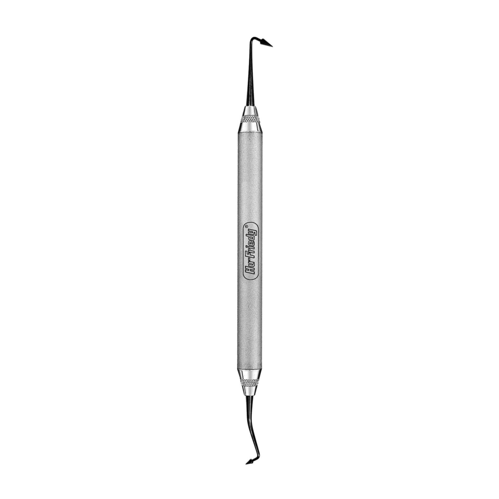 Hu-Friedy XTS Goldstein Flexi-Thin Composite Instrument, Size 6, Large Reverse Angle Tips, Double-Ended, #6S Smooth Satin Steel Handle, 1 Each thumbnail 2