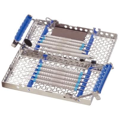 Hu-Friedy IMS Signature Series Double-Decker Cassette, 8-Instrument, Two-Tier, Lavender, 1/Pk, IM9086 thumbnail 3