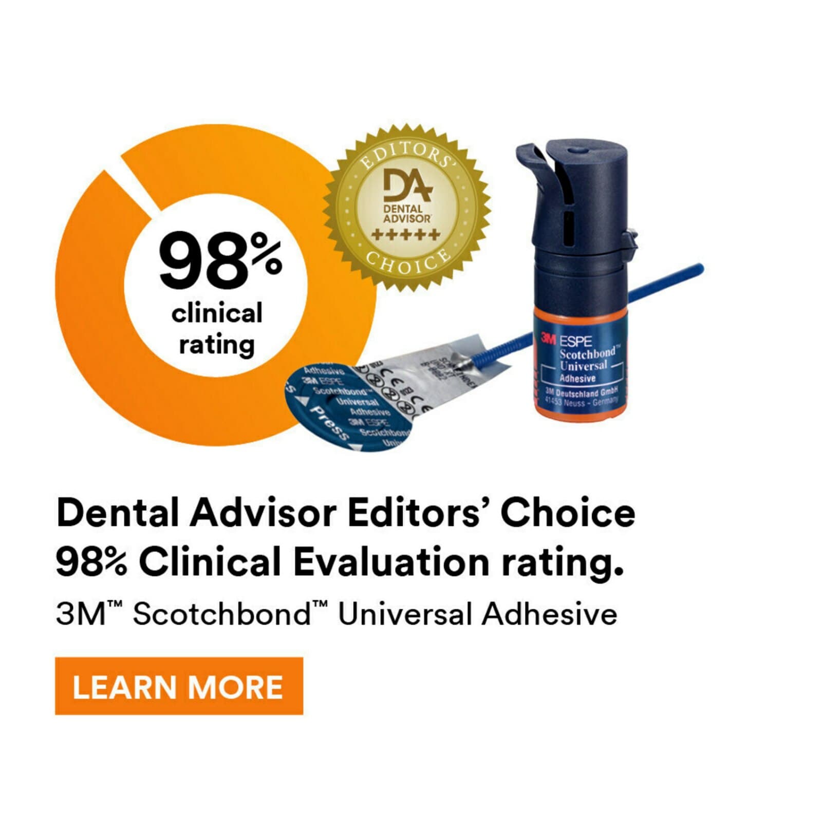 3M Scotchbond Universal Adhesive, Light-Cure, Unit Dose Bulk Pack, 200/Pk, 41257 thumbnail 14