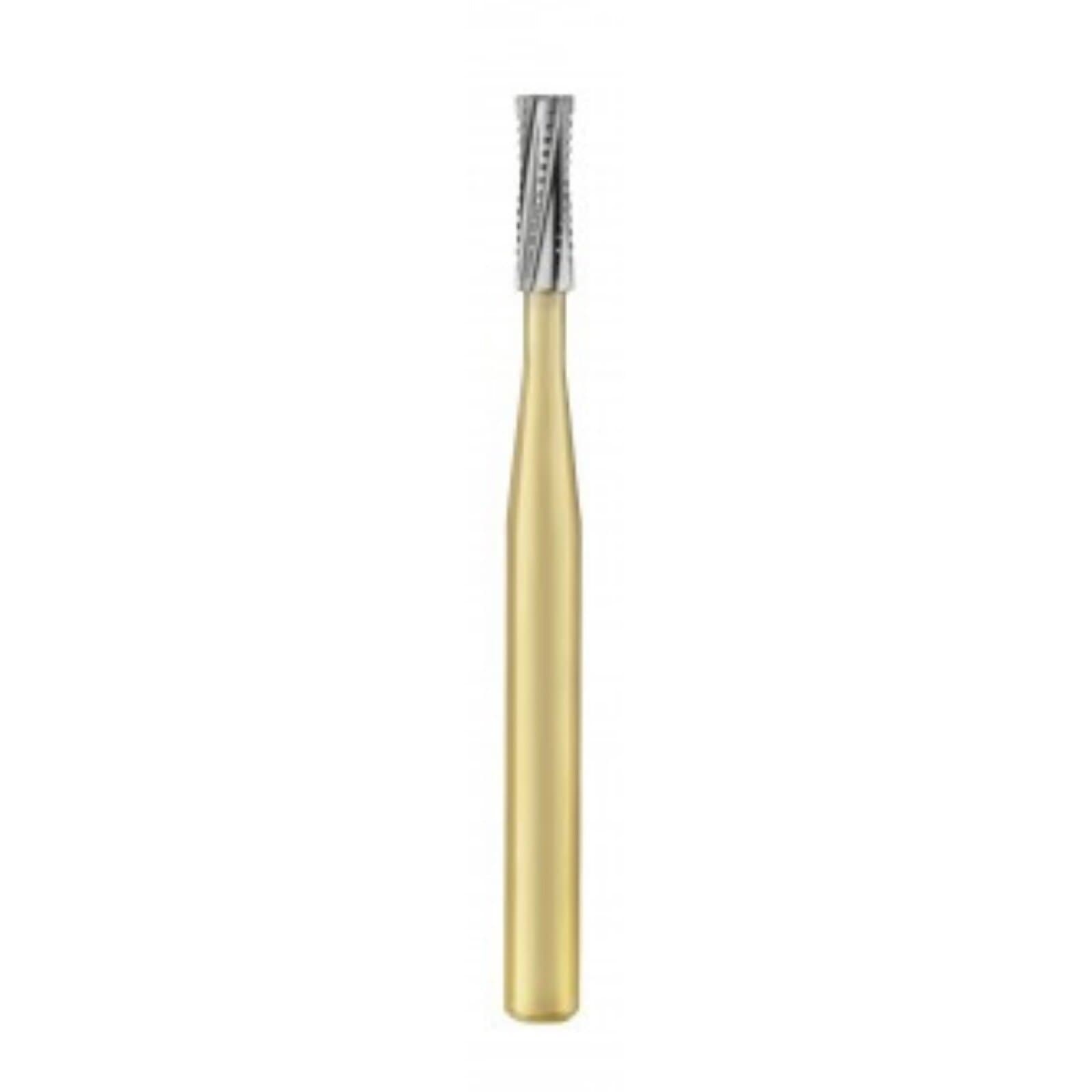 Great White Gold Series Carbide Bur, FG, Straight Cross Cut Fissure, #558, 1.2 mm Diameter, 3.8 mm Head Length, 10/Pk, 18222 thumbnail 3