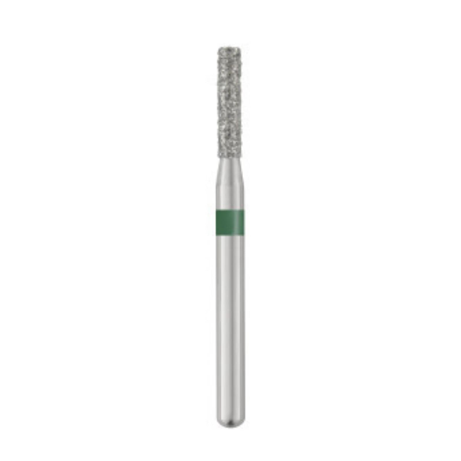 SS White Piranha Diamond Bur, Friction Grip, Coarse, Flat End Cylinder, 836-014C, Sterile, Single-Use, 25/Pk thumbnail 2