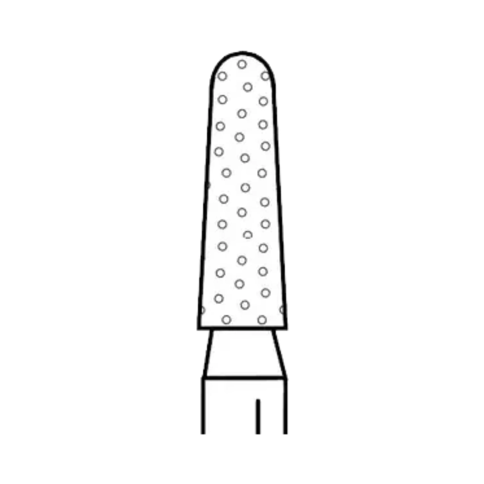 Two Striper Diamond Bur, FG, Round-End Taper, 770.5, Coarse, Green, 1.8 mm, 5/Pk, 2015456 thumbnail 3